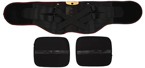 Cinturón de soporte lumbar flexible y transpirable para protección deportiva (L)