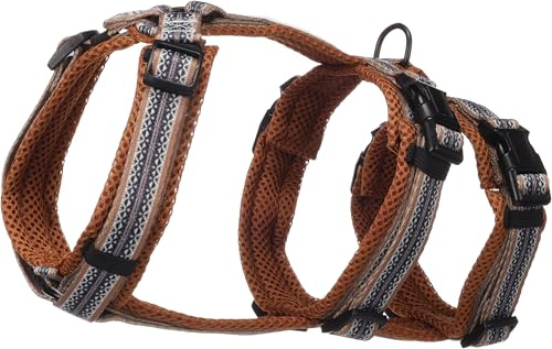 Flamingo Hund Sicherheitsgeschirr Ubud Schwarz S 34-62cm 44-60cm 40-53cm 20mm