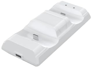 Caricatore Rapido A Doppia Base Controller Wireless Dock Di Ricarica USB Type-C, Compatibile Con Sony, Joystick PS5 For Accessori Gamepad PS5(White)