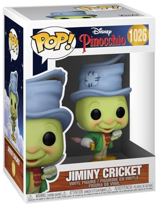 Funko Pop! Disney: Enamel Pinocchio - Street Jiminy Cricket- Figura in Vinile da Collezione - Idea Regalo - Merchandising Ufficiale - Giocattoli per Bambini e Adulti - Movies Fans