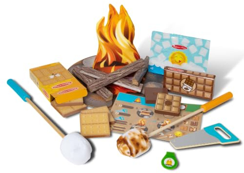 Melissa & Doug Let's Explore S'Mores & More Lagerfeuer Spielset - 23-teilig