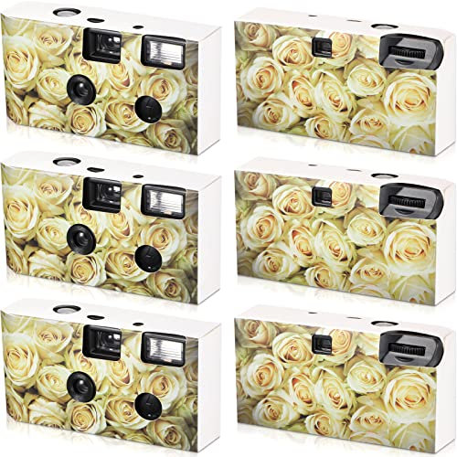 Lot de 6 appareils photo jetables pour mariage, anniversaire, voyage, camping, fête