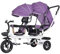 Rieort Tragbare Tandem-Kinderwagen, 4-in-1, tragbares Kinder-Dreirad, Zwillingswagen, Fahrrad, Zwillingskinderwagen, großer Raum, Metall-Kinderwagen