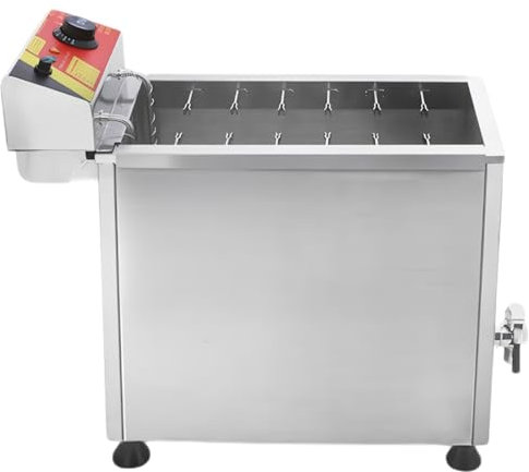 LFfwynog Máquina para freír palitos de Perritos Calientes con Queso, máquina para Hacer Perritos Calientes, freidora para Perros de maíz, freidora de palitos para Perritos Calientes con Mozzarella