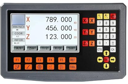 WQWGTLPLVN 3 Axis DRO Kit SDS2-3V Turning Lathe Milling Digital Readout Display