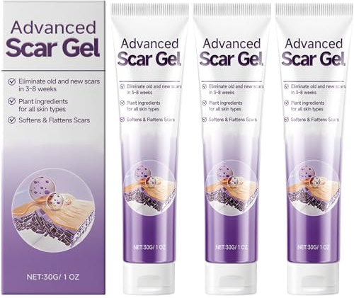 Gel cicatrisant avancé, soin visage et corps pour la récupération des brûlures, formule active anti-fatigue, hydratant et nourrissant, pour tous types de peau (3 PCS)
