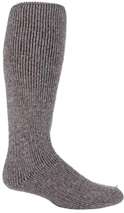 HEAT HOLDERS - Herr 2,7 tog termiska vinter varma knälånga ullstrumpor, Sten (Xl.wool), 39-45 EU