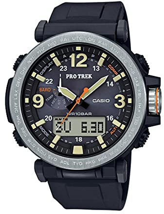 Casio Men Analog-Digital Japanese Quartz Watch with Resin Strap PRG-600-1CR
