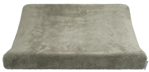Baby's Only - Wickelauflagenbezug Cozy - für alle Standard-Wickelauflagen - Aus Teddy-Stoff - Bezug für Wickelauflage - für Jungen und Mädchen - 45x70 cm - Urban Green