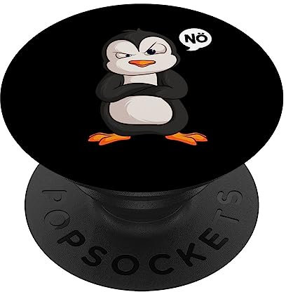 Pinguin Nö Kinder Mädchen Jungen Penguin PopSockets Klebender PopGrip