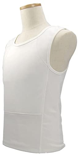 REMEK Taktische Schusssichere Weste, Stichschutzweste Verdeckte Kugelsichere Weste IIIA-Level Militärische Anti-Bullet-T-Shirt Taktische Sicherheitskleidung