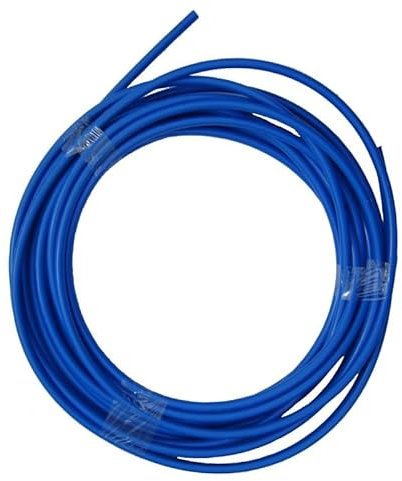 UKCABLE-TIES 2M Cable Sleeving Blue PVC Electrical Wire Cable Sleeves (4MM)