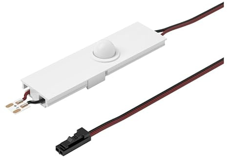Rilevatore di movimento per profilo in alluminio sensore 12 V, angolo di rilevamento: 120°, portata: 2 ml, potenza massima: 36 W, HALEMEIER
