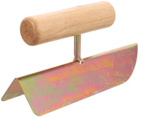 KITANDOVE Llana De Acabado Profesional Mango De Herramienta Duradera Para Enlucido Esquinas y Juntas Para Trabajos De Albañilería y Decoración