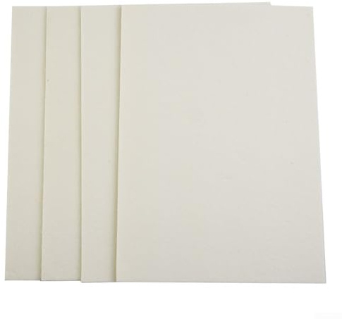 Jotekonoby 21 x 29 cm de alta temperatura de 3 mm de fibra de cerámica de papel para bricolaje lámina de aislamiento ignífugo para estufa de pellets, estufa de leña, horno, caldera, hojas de manta de