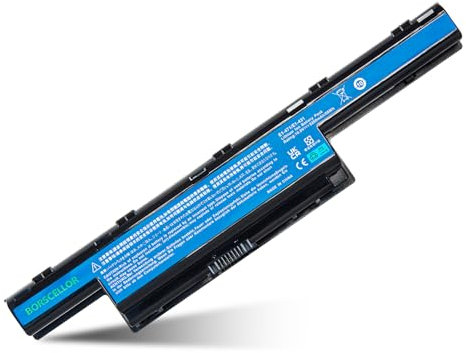 BORSCELLOR AS10D31 Battery for Laptop Acer AS10D3E AS10D41 AS10D51 AS10D5E AS10D61 AS10D81 AS10G31 BTP-DTBM Aspire 4771 4771G 4771Z 5250 5251 5551 5552 5733 5742 5750 5750G E640