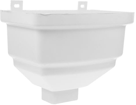 Abaodam Deviatore per Grondaia Quadrato in Pvc Bianco Decorativo per Raccolta Acqua Piovana e Drenaggio Efficiente per Tetti e Aree Esterne