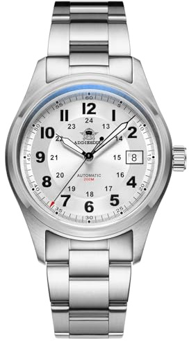 ADDIESDIVE automatikuhren Herren leuchtendanaloge Uhr automatik NH35A/8215 Mechanische Uhren Edelstahl Uhr