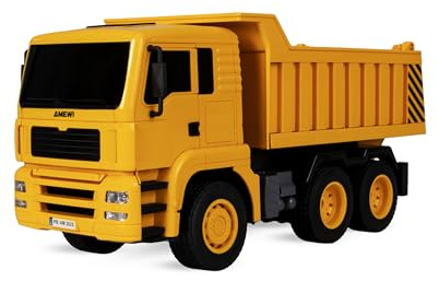 Amewi Camion Benne télécommandée 6 canaux 1:18 RTR télécommandée pour Enfants à partir de 6 Ans