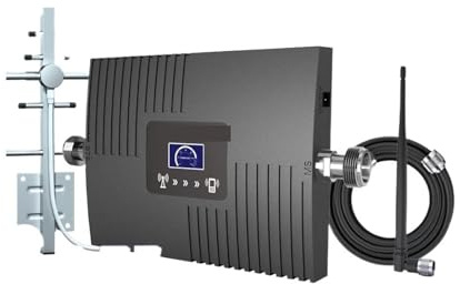 Amplificatore Di Segnale 4G LTE GSM 800 700MHz Band20 Band28 Rete Cellulare Con Antenna Kit Ripetitore Cavo Copertura più ampia(2100MHz Band1)