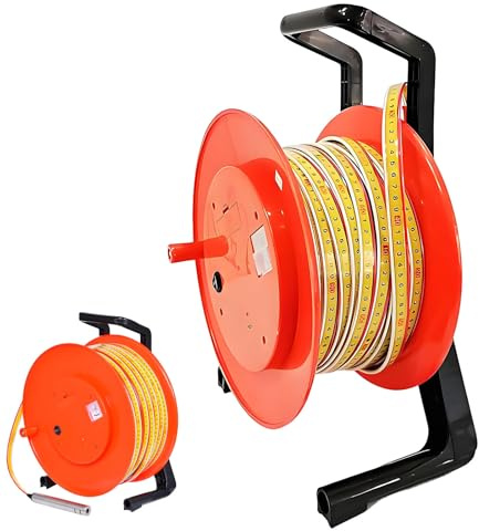 Jauge de Profondeur D'eau Portable pour Puits, Indicateur de Niveau D'eau, Jauge de Niveau D'eau Souterraine avec Sonde en Acier Inoxydable et Ruban de Mesure, pour Mesure Précise 300m/984ft