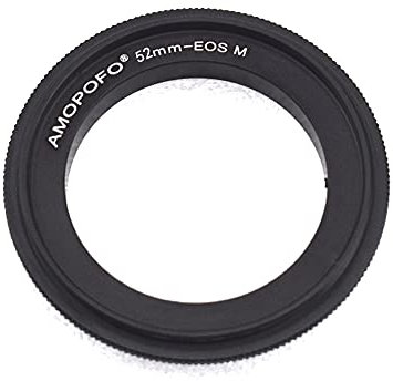 EF M-52mm Retroadapter/Makro Umkehrring Ring,EF-M Mirroless M1 M2 M3 M10 M50 M6 M5,zum umgekehrten Anschrauben eines Objektivs.für Makroaufnahmen