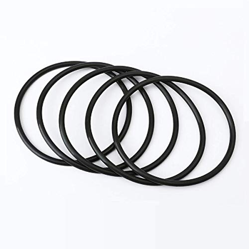 Boxonly O-Ringe, Nitrilkautschuk, rund, O-Ringe, Dichtungstüllen, 112 mm Außendurchmesser, 105 mm Innendurchmesser, 3,5 mm Breite, metrische Dichtungsscheibe, O-Ring-Dichtung, schwarz, 10 Stück