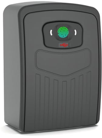 TUYA - Caja de seguridad inteligente para llaves con Bluetooth, aplicación Smart Life, montaje en pared, antirrobo, huella dactilar