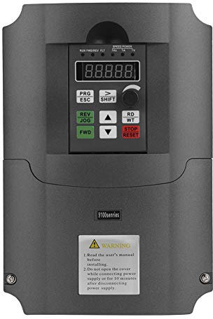 NFLIXIN Variateur de Fréquence monophasé Entrée 220 V CA Sortie Triphasée 380 V CA Convertisseur Inverseur de Moteur 7,5 KW VFD pour Contrôle de Vitesse de Broche CNC