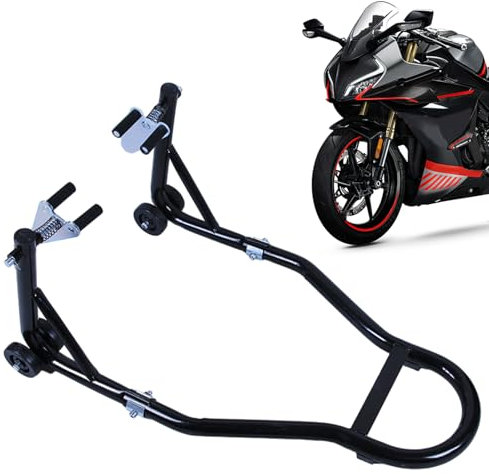 Generisch Motorradständer vorne, Motorradständer vorne und hinten, Motorrad-Radreinigungsständer, Motorrad-Heckparkständer Motorrad-Hebeständer für kein versehentliches Verrutschen