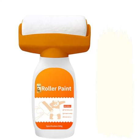 Paint Roller Brush - Wall Patching Paint Rolling Brush | Repair Paint Wall Portable Roller Brush | Multi-Functional Wall Repair Tool for Kitchen, Bedroom, Living Room, and Game Room