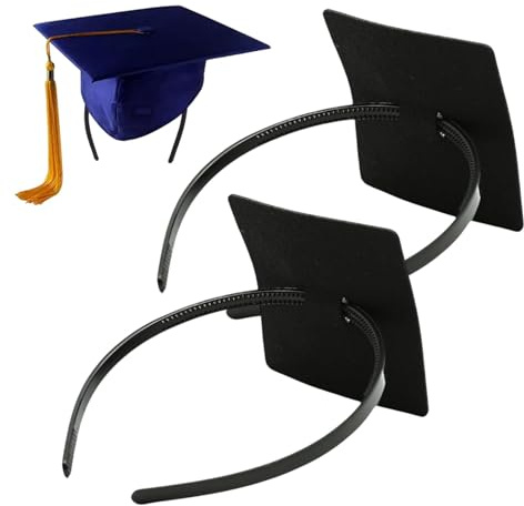 Graduation Hat Headbands -Graduation Cap Headband | Sturdy Graduate Hair Accessory, Mortarboard Hat Insert For Students, Celebration Accessories
