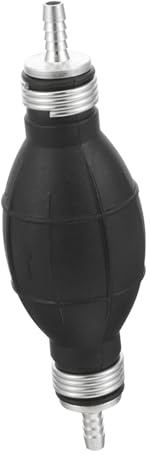 SEWOART Kraftstoffpumpe Hand Für Auto Boot Aus Gummi Aluminium Mit Primerball Geeignet Für Vergaser Niederdruck Alle Kraftstoffe