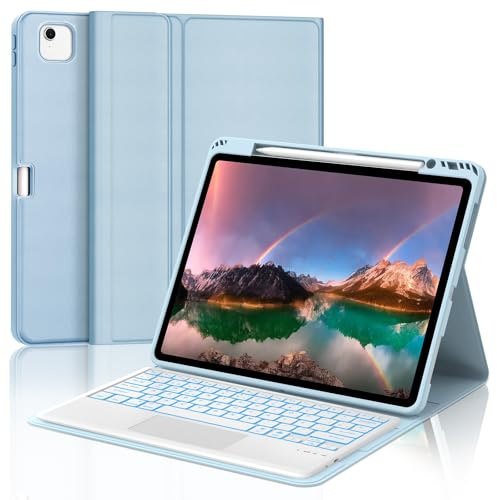 Funda con Teclado para iPad Air 13 M4 2026/M3 2025/M2 2024 y iPad Pro 12,9