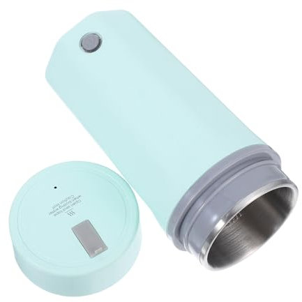 Alipis Bollitore da Viaggio Elettrico Mini in Acciaio Inox Silenzioso Portatile per Tè e Caffè Spegnimento Automatico Compatto per Viaggi e Ufficio
