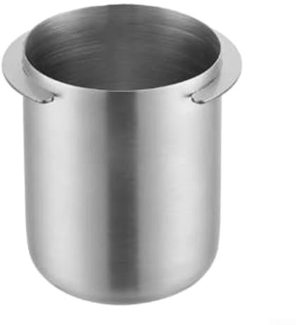 Tazza dosatrice in acciaio inox da 58 mm per gli amanti dell'espresso, strumento di pesatura efficiente per Breville e doppia caldaia (argento)