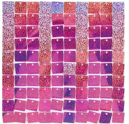 Lysande väggpanel 6/12/24 st färgglada glitter bakgrund väggpaneler glänsande fyrkantiga paneler bröllop födelsedagsfest tapeter (Blå, 24 st)