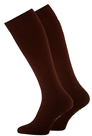 Cocain underwear 1 bis 4 Paar Reisekniestrümpfe und Gesundheitskniestrümpfe mit Stützfunktion und Kompressionseffekt in schwarz, blau, braun oder beige Gr. 35 38 39 42 43 46 47 50