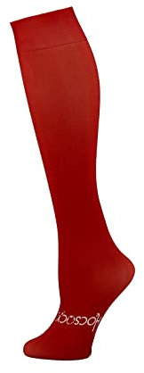 Hocsocx - Innensocken – Unter-Schienbeinschoner – Hockey Fußball Skisport Reitsport - Tiefrot, M
