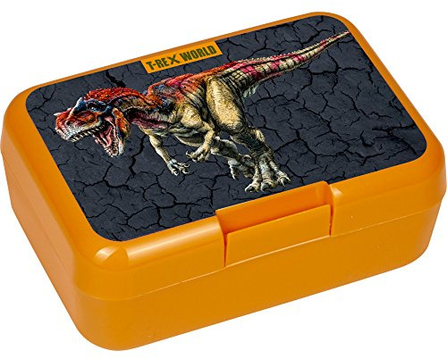 Die Spiegelburg 14611, portavivande - lunch box - contenitore per alimenti - il miglior modo di portare la merenda a scuola - serie T-Rex World - ca 17 x 12 x 6,5 cm