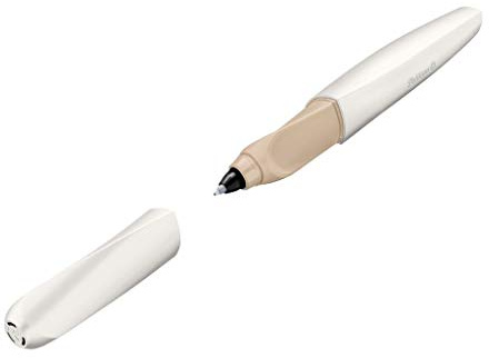 Pelikan R457 Tintenroller Twist R457 White Pearl +2P FS 1 Stück - Tintenroller (Druckkugelschreiber drehbar, Perle, weiß, 0,3 mm, beidhändig
