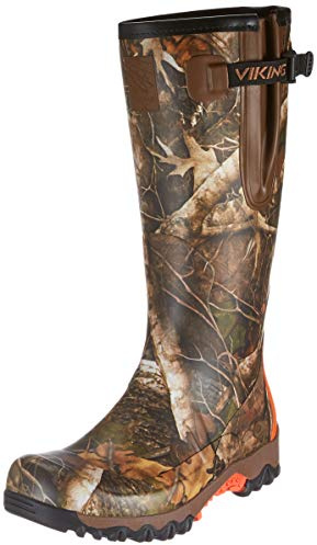 Viking Unisex Trophy V Camo gummistövlar, Brun multi, 44 EU
