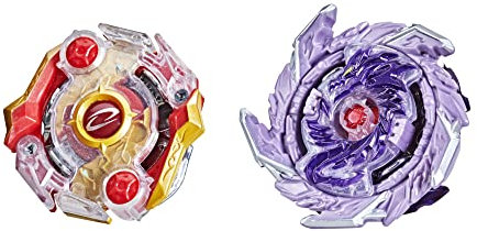 Hasbro Beyblade Burst Surge Speedstorm Kolossal Fafnir F6 und Odax O6 Kreisel Doppelpack – 2 Battle Kreisel, Spielzeug für Kinder ab 8 Jahren