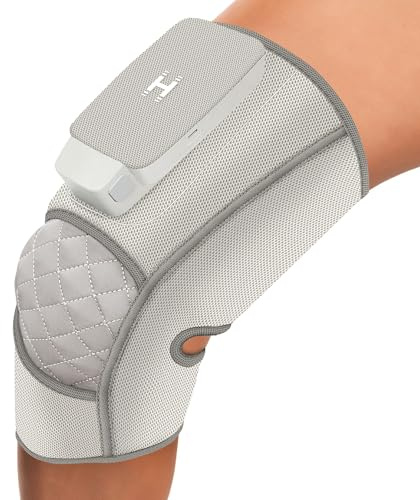 Homedics Modulair Knieunterstützung, Extender & Controller-Set | Kniemassagegerät mit Wärme, Kniegelenkstütze, Kompressionsmassage, Blutzirkulation, Muskelregeneration