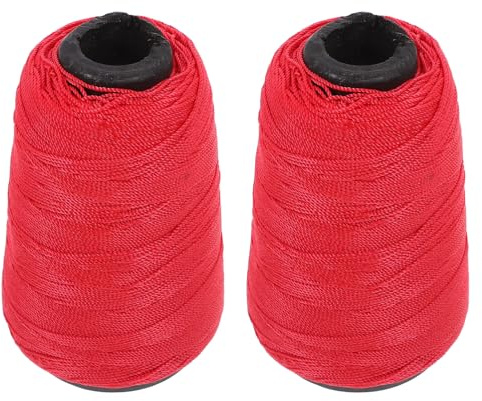 Homoyoyo 2rollos Hilo De Nailon Duradero Cordón De Albañil para Construcción y Jardinería