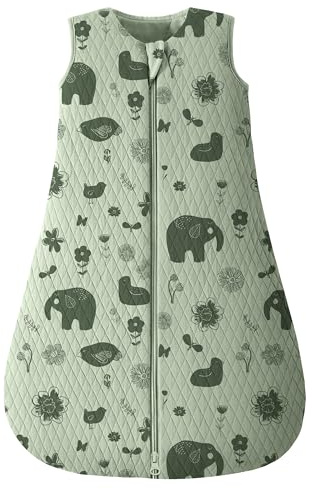 Looxii Schlafsack Baby Winter Baumwolle 2.5 TOG Warm Winterschlafsack Weich Babyschlafsack Neugeborene im 12-18 Monaten Perfekte für Herbst Winter