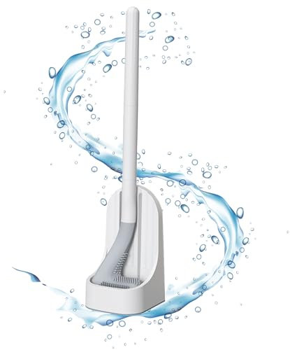 SoeUyd Golf Escobillas de Baño, Golf Escobilla WC, Escobilla Baño, Diseño Desmontable, Apto para Manchas de Limpieza de Inodoros, Adhesivos de Pared Incorporados para un Cómodo Almacenamiento