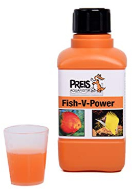 Smart-Planet by Preis Aquaristik Fischvitamine Aquarium V Power 250 ml | Fish V Power, Süßwasser, Meerwasser, Zierfische, Gesundheit, Original, Preis, Aquarium, Fische