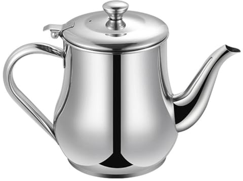 Beavorty Lata de Filtro de Grasa Colador de Acero Inoxidable y Tapa para Almacenar Aceite Usado en Cocina, Capacidad 70 Oz, Diseño Cómodo para Manejo Seguro