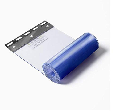 PVC Strip Curtain Replacement – 2m Freezer/Polar Grade – Heavy Duty Clear Door Strips for Coldrooms, Chillers, Warehouses & Butchers – 200mm x 2mm Phthalate-Free PVC